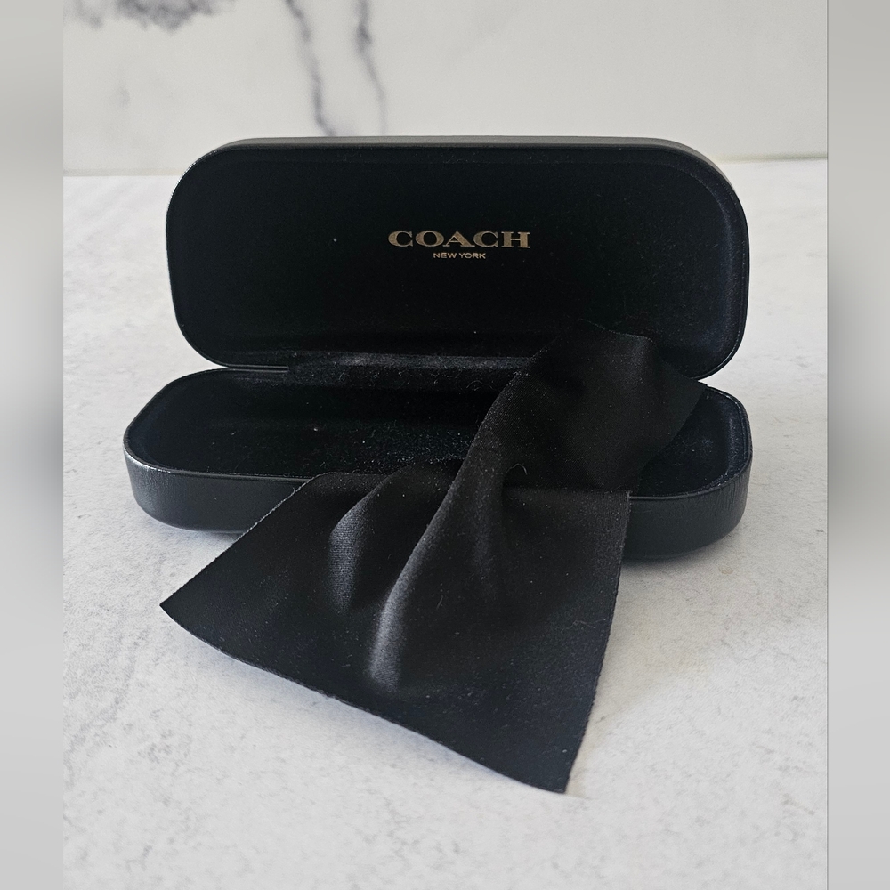 Coach Black Eyeglass Case - Picture 3 of 4